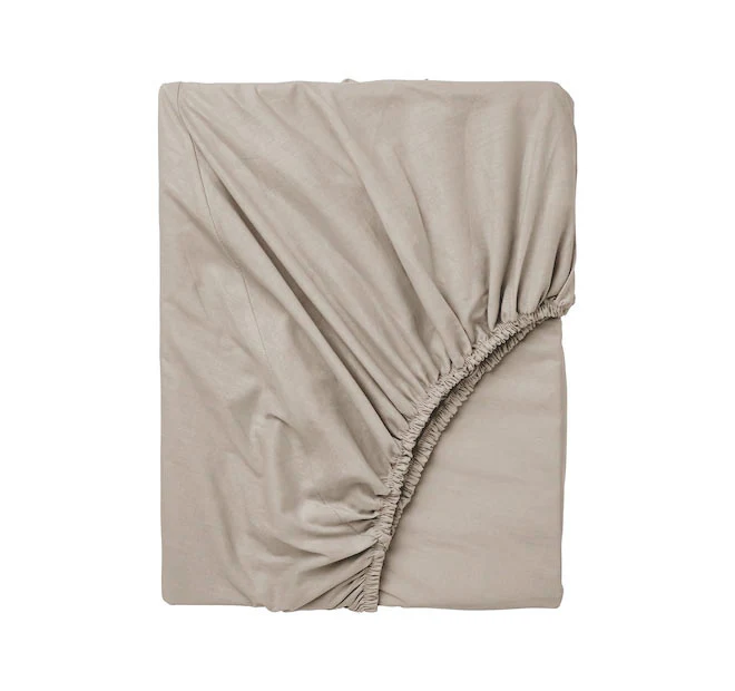 Bamboo Eco 400THC Cotton Mega Fitted Sheet Range Stone - Image 3