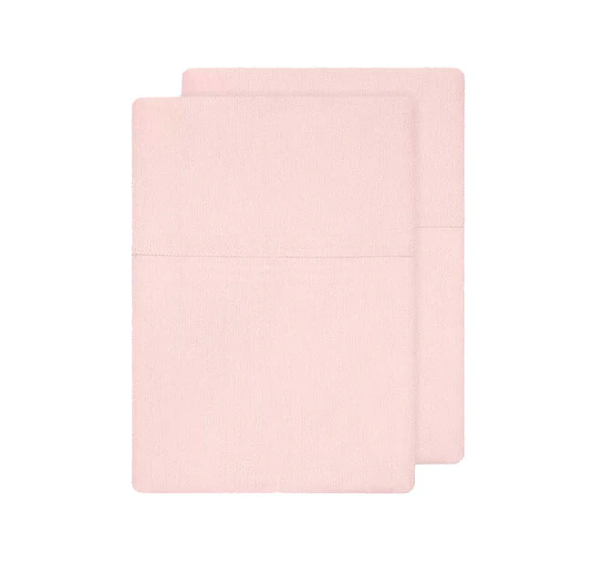 Bamboo Eco 400THC Cotton Standard Pillowcase Pair Blush - Image 3