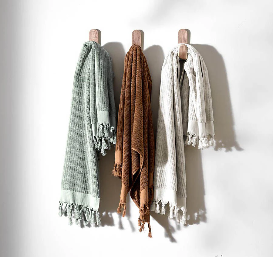 Paros Rib 840GSM Cotton Bath Mat Sage - Image 4