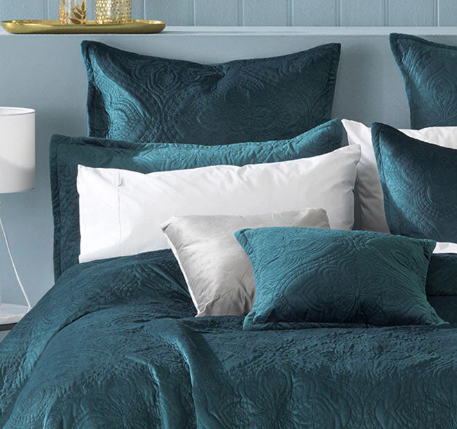 Dynasty Coverlet Set Range Teal - Image 5