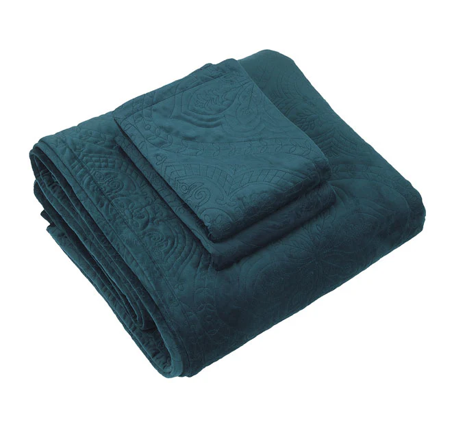 Dynasty Coverlet Set Range Teal - Image 6