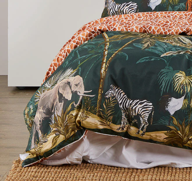 Vintage Safari Quilt Cover Set Range - Image 3